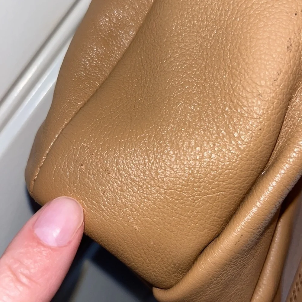 Tan leather Coach North South satchel purse large
Slouchy boho western - Picture 13 of 16